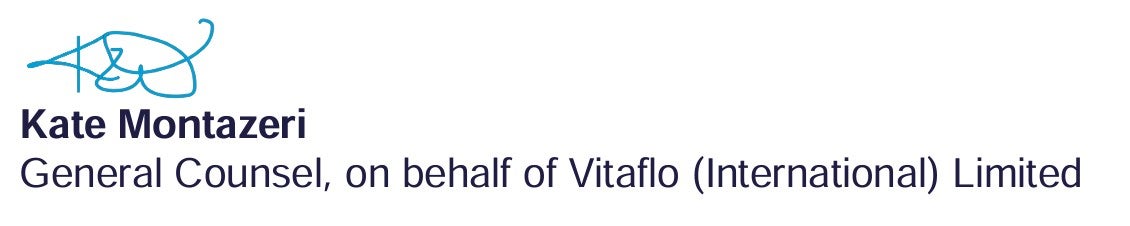 Signature of Executive